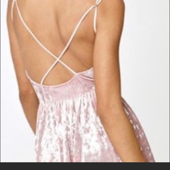 SOLD Velvet Romper - Picture 5 of 7